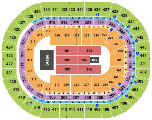 Honda Center Duran Duran Seating Chart